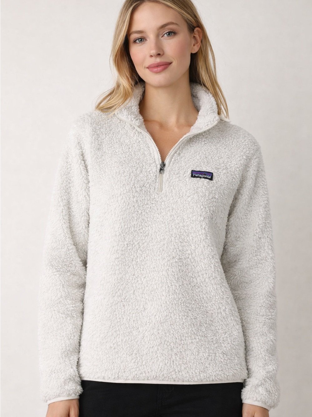 Patagonia Cream Sherpa 1/4 Zip Pullover